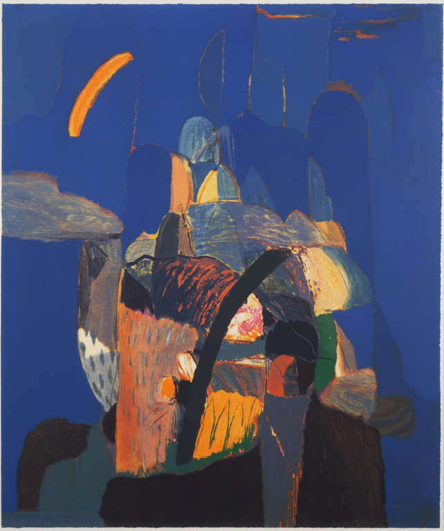 Ahmad Baldin - Ahmad Baldin: Zeefdruk, Nacht - Ingelijst kopen? Bied vanaf 35!