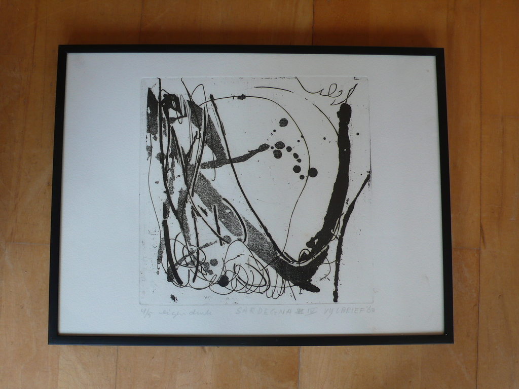 Ets in lijst van Ernst Vijlbrief "Sardegna IV" verkocht voor € 35!