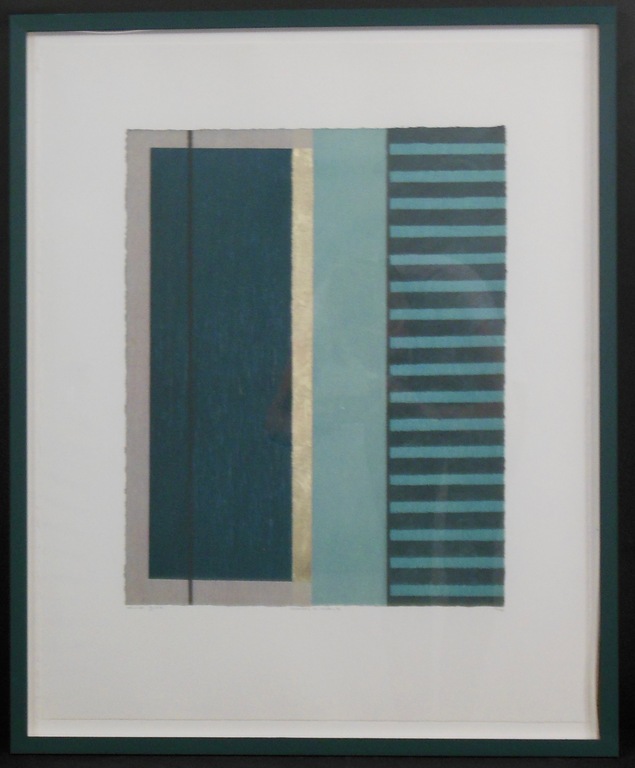 Olivier Julia: Houtsnede, Lumiere du matin I - Ingelijst kopen? Bied vanaf 70!