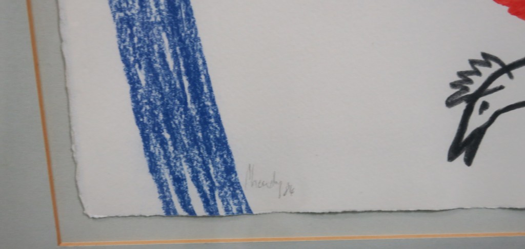 Philippe Hardy: Gemengde techniek, Z.T. Vrouwenhoofd - Ingelijst kopen? Bied vanaf 1!