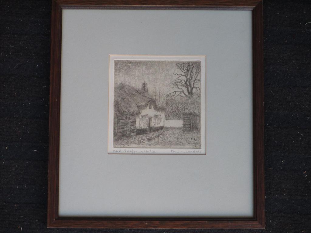 Romain Malfliet, Oud Hoefje in de winter, Ets kopen? Bied vanaf 25!