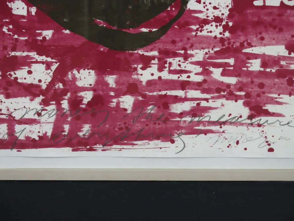 Michael Tedja: Litho, Is money the measurement of everything - Ingelijst (Groot) kopen? Bied vanaf 100!