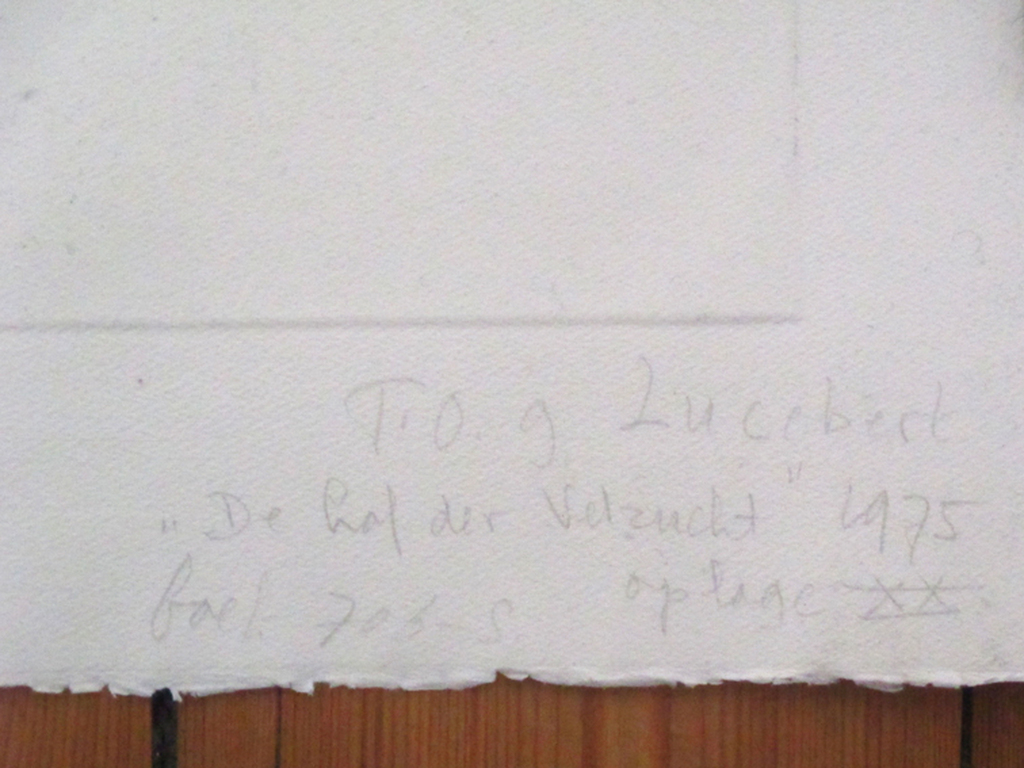 Lucebert, ets/aquatint, Lof der Vetzucht, handgesigneerd, H.G (horse commerce)oplage 20, 1975 kopen? Bied vanaf 285!