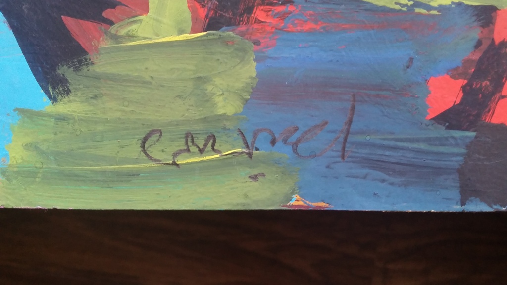 Piet Vos - acrylverf op papier kopen? Bied vanaf 70!