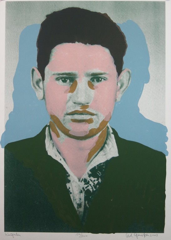 Ad Gerritsen: Zeefdruk, Westfalen verkocht voor € 66!