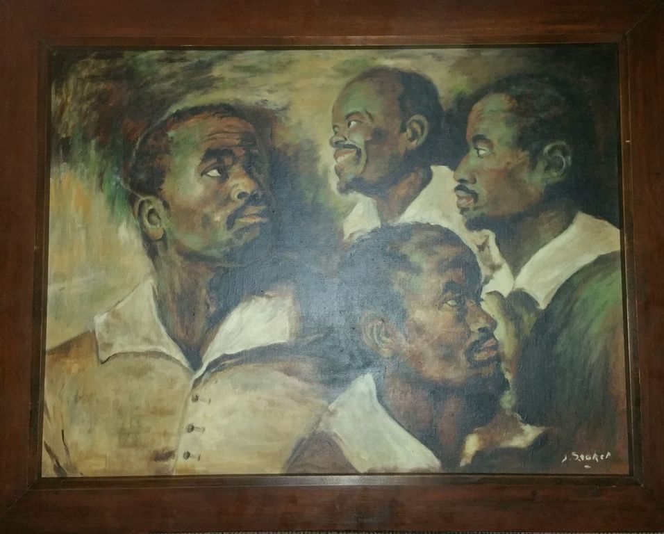 "Studie van het Hoofd van een zwarte man" verkocht voor € 55!