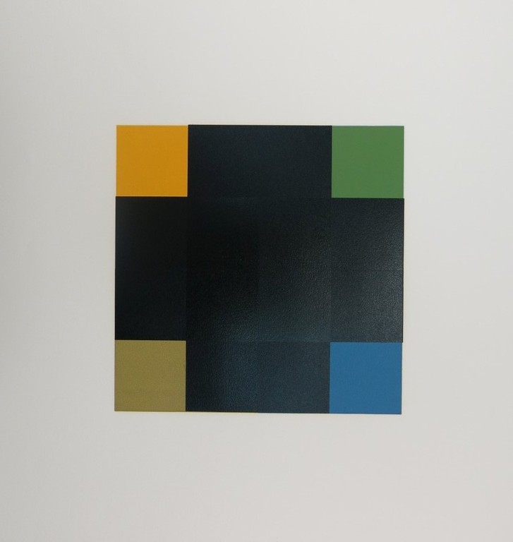 Michiel Duvekot: Lino, Geometrische compositie met vierkanten, Nr. 1 kopen? Bied vanaf 1!