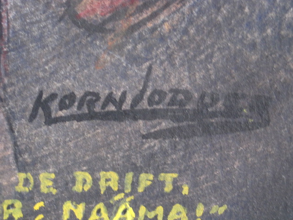 Kornelis Lodder 1892-1987 expressionistisch aquarel " Kain en Naama " gesigneerd kopen? Bied vanaf 1!