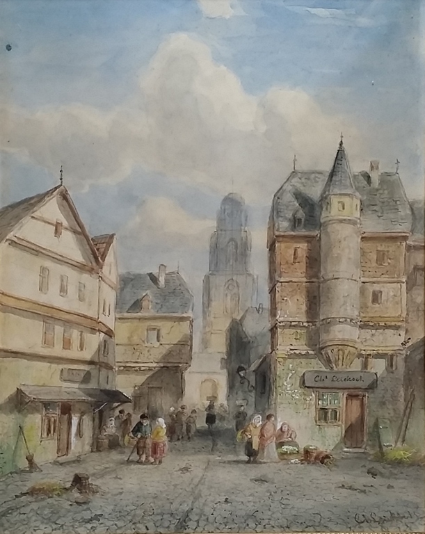Charles Henri Joseph Leijckert - Aquarel op papier kopen? Bied vanaf 1750!
