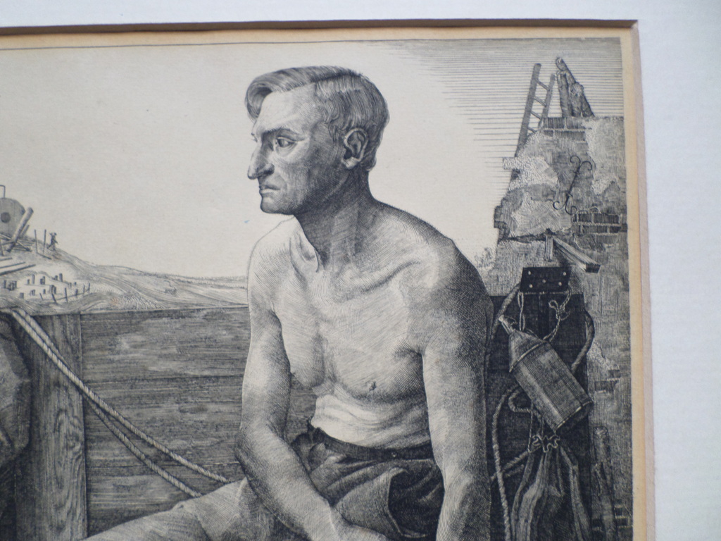 Levigne Hubert : allegorie op de arbeid kopen? Bied vanaf 49!