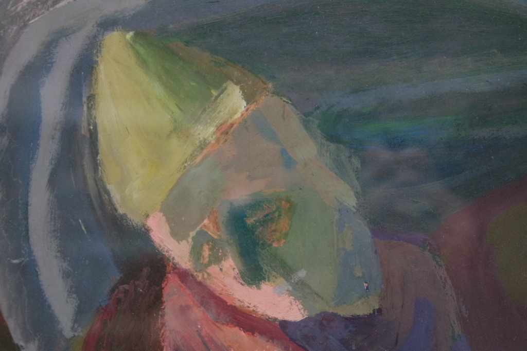 Jaap Vegter (1932-2003) - gouache - 'Ontmaskerd' kopen? Bied vanaf 165!