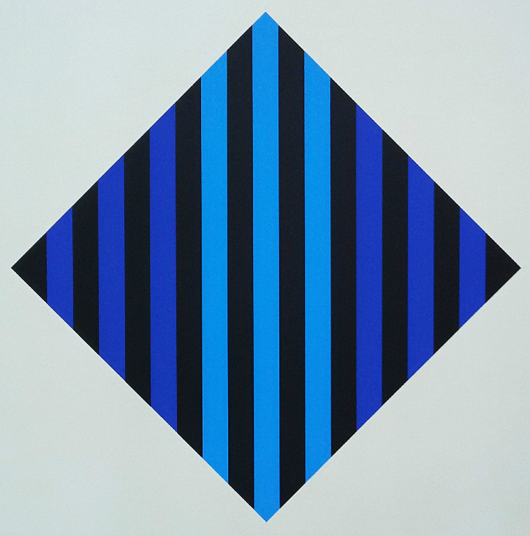 Johan van den Berg - Geometrisch abstract, zeefdruk kopen? Bied vanaf 75!