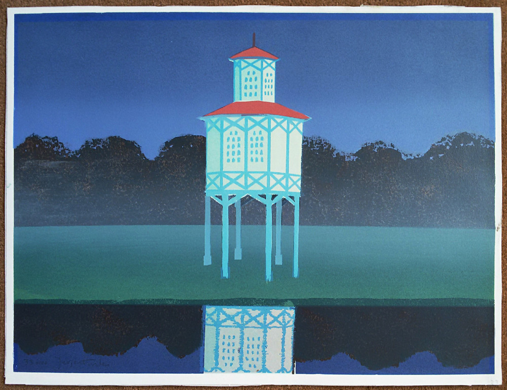 Jurjen Fontein - Jurjen Fontein - Duiventil, zeefdruk kopen? Bied vanaf 20!