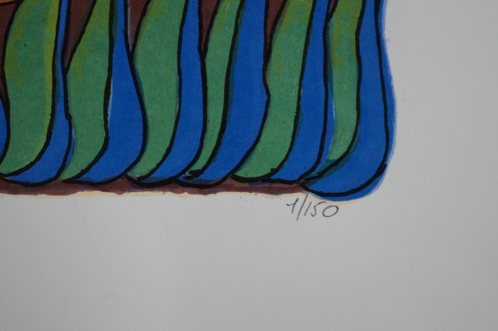 Patty Harpenau - gesigneerde zeefdruk - 1996  kopen? Bied vanaf 40!