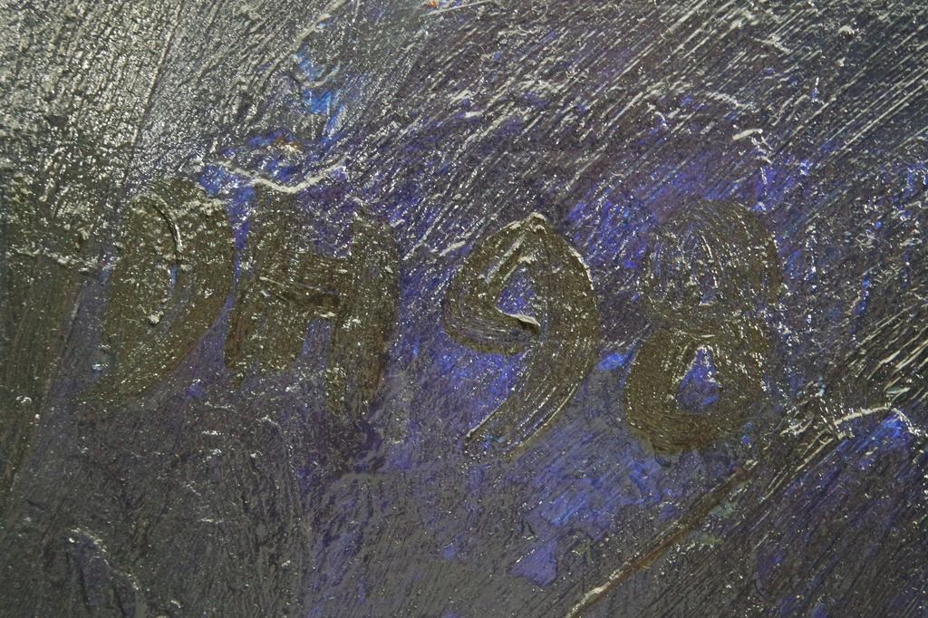 Theo van der Horst (1921-2003) - olieverf op doek - 2 figuren II kopen? Bied vanaf 170!