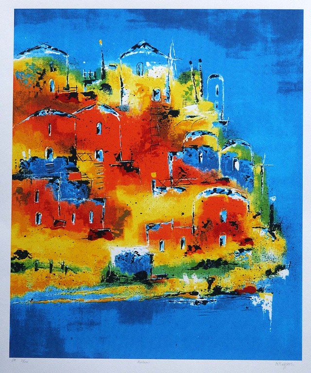 HENK KUIJPERS Gr Zeefdruk KALAMI Handgesigneerd kopen? Bied vanaf 45!