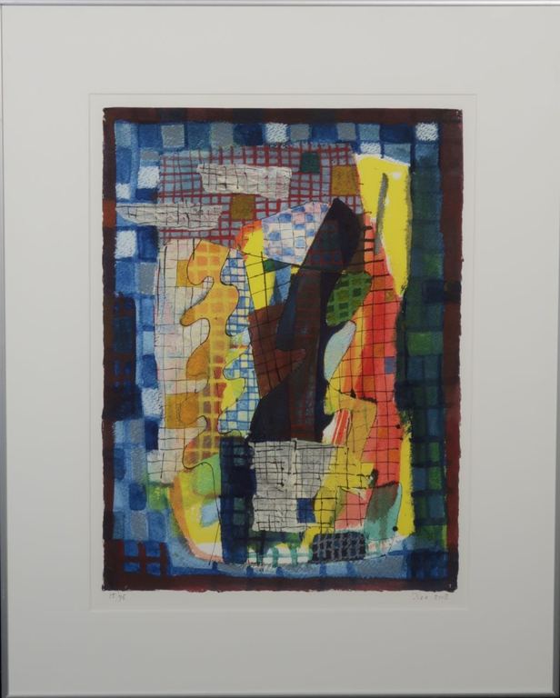 Anna Mes: Gicleedruk, Compositie II - Ingelijst verkocht voor € 42!
