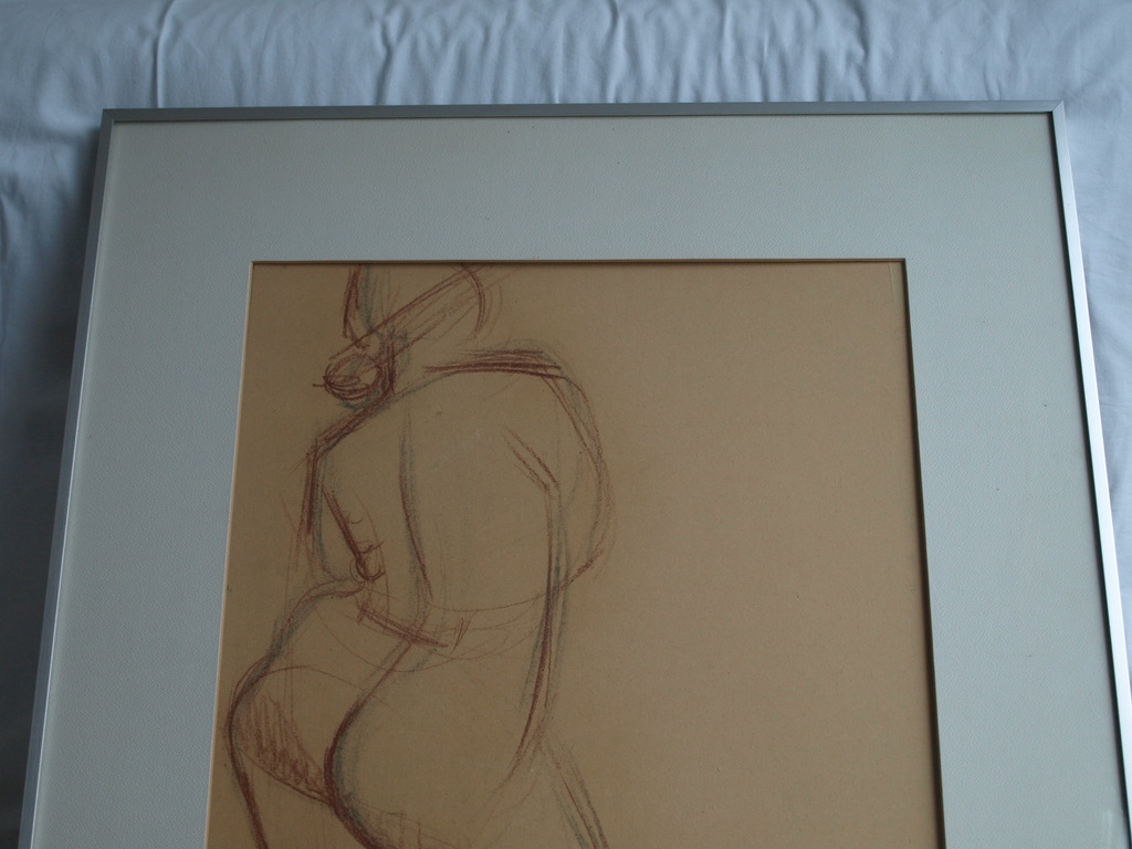 Charlotte van Pallandt : Tekening â�� Truus â�� gesigneerd & ingelijst â�� 1958 kopen? Bied vanaf 700!