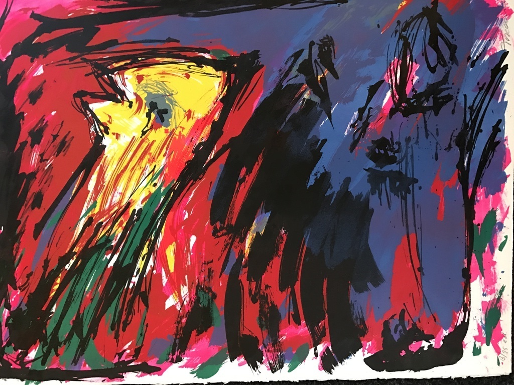 Bep Toscani  originele zeefdruk/ Litho Eigen druk 1984 kopen? Bied vanaf 1!