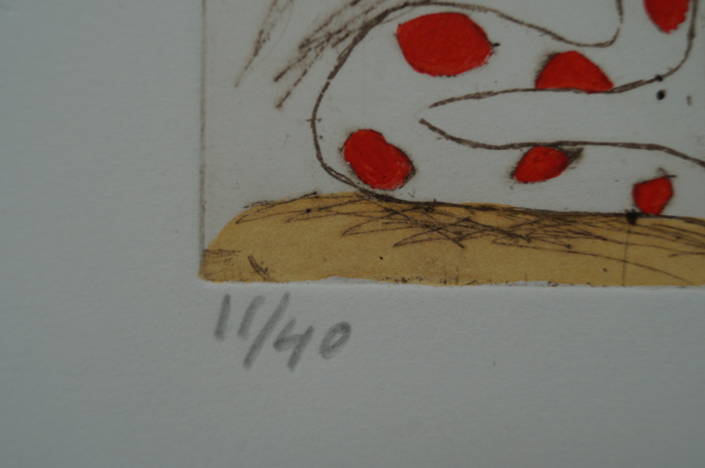 John Lie a Fo - gesigneerde ets - 40 ex. kopen? Bied vanaf 1!