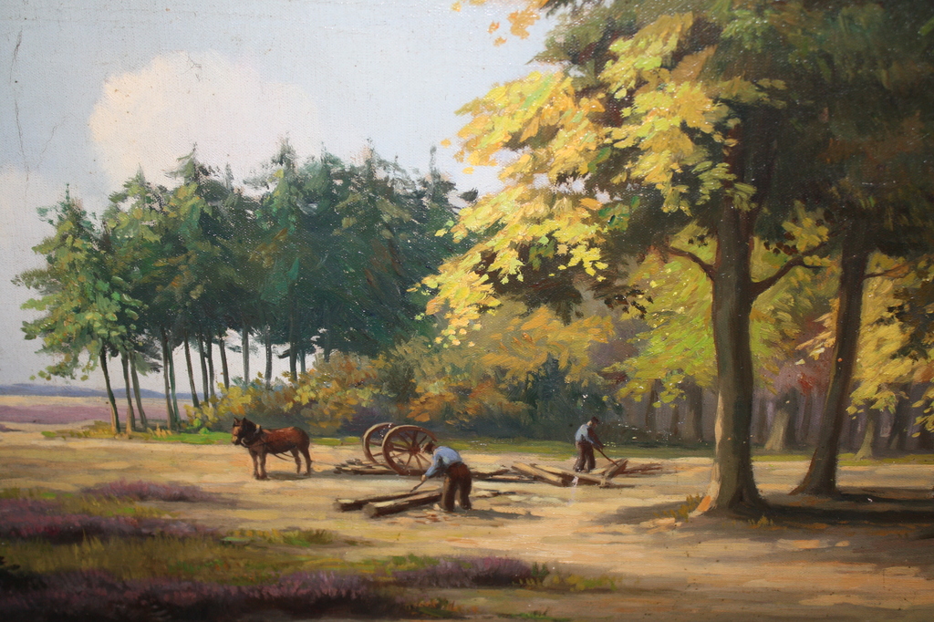 HOUTHAKKERS met PAARDEN OP DE HEIDE MET MALLEJAN van JESPERS kopen? Bied vanaf 1!