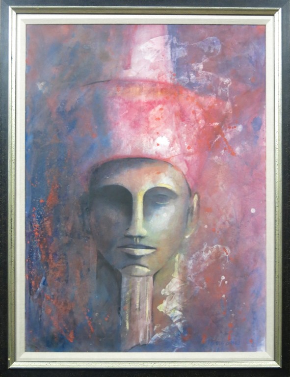 Gerda Onnes: Aquarel, Farao - Ingelijst kopen? Bied vanaf 1!