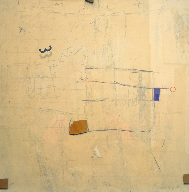 Zeefdruk van Cole Morgan uit 1990 verkocht voor € 200!