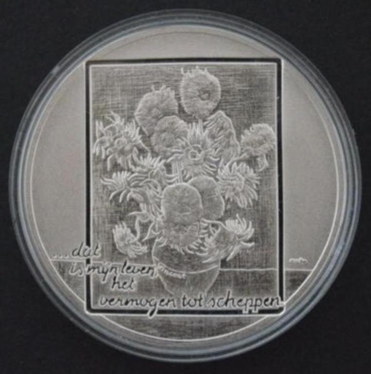 Vincent van Gogh - zilveren herdenkingsmunt 1990 kopen? Bied vanaf 25!