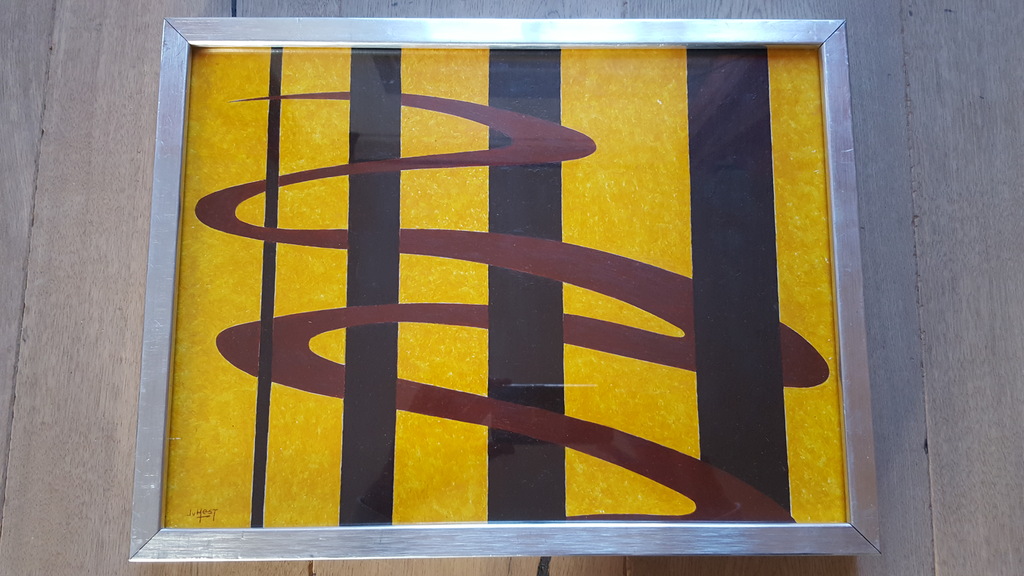 Jan van Hest (1915) - Paneel, gesigneerd linksonder en verso 1978 kopen? Bied vanaf 50!