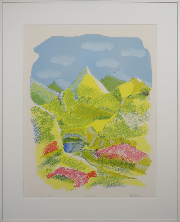 Ami Bernard Zillweger: Litho, Val da Cam - Ingelijst kopen? Bied vanaf 1!