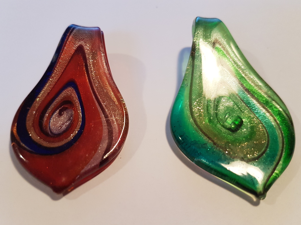Lotto Muranno glas bladeren 2 pz kopen? Bied vanaf 1!