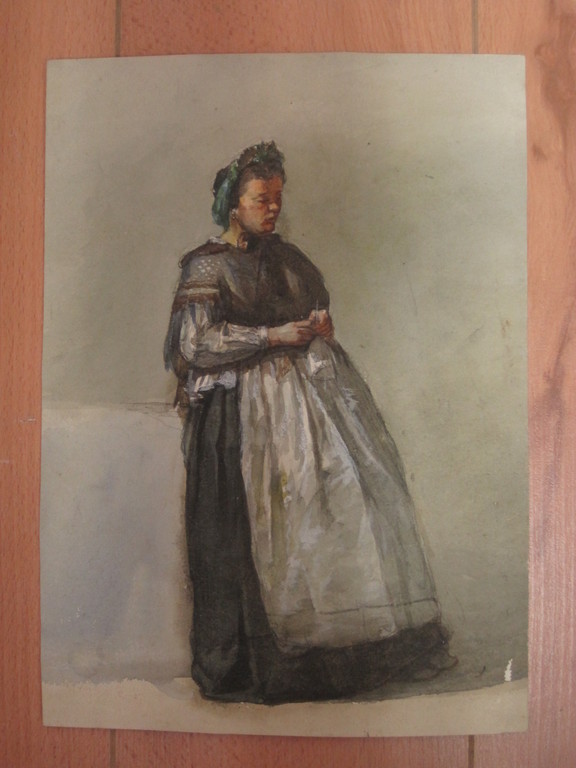N. van der Waay 1855-1936 aquarel  kopen? Bied vanaf 60!