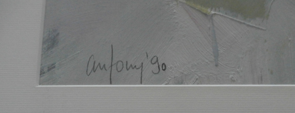 Antony de Baat- acryl op papier - 1990 kopen? Bied vanaf 150!
