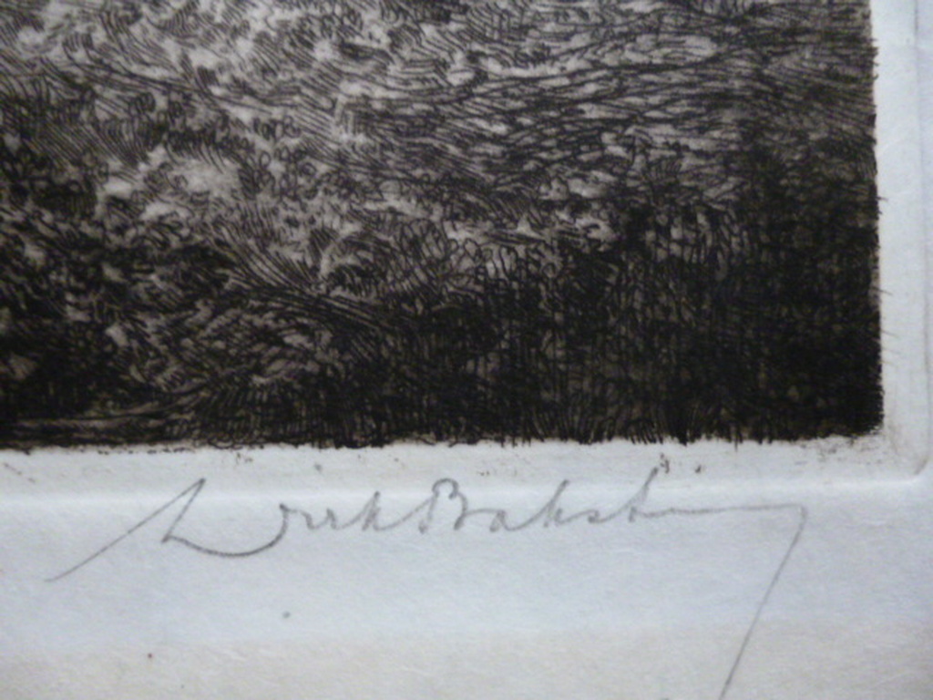 Dirk Baksteen - ets - Grote Vlucht uit Egypte kopen? Bied vanaf 100!