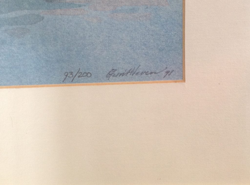 Gerrit Neven – hand gesigneerde Aquarel - Oplage 93/200 – Inclusief certificaat kopen? Bied vanaf 200!