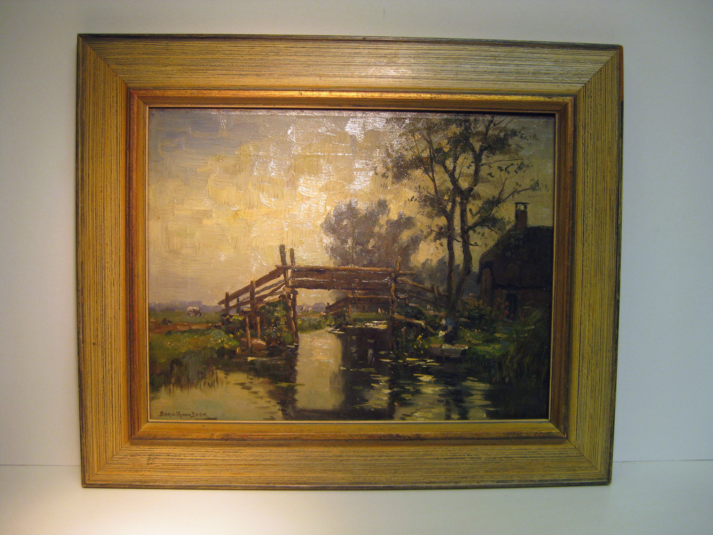 Bernard van Beek: olieverf op linnen, Kortenhoef kopen? Bied vanaf 450!