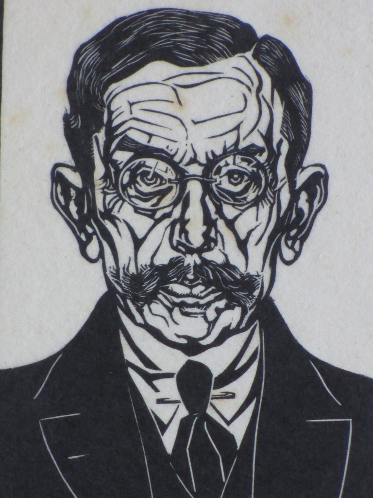 Jan Franken Pzn, Dr. P.C.Boutens, Houtsnede kopen? Bied vanaf 1!