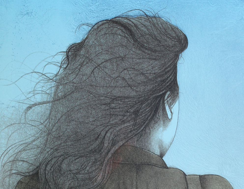 Bruno Bruni.- Solitudine- Sfeervolle Lithografie. Gesigneerd/genummerd. kopen? Bied vanaf 59!