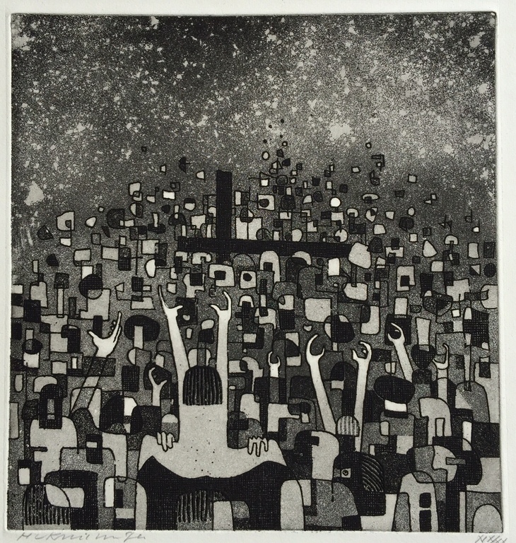 Harry van Kruiningen: Ets - verkocht voor € 85!