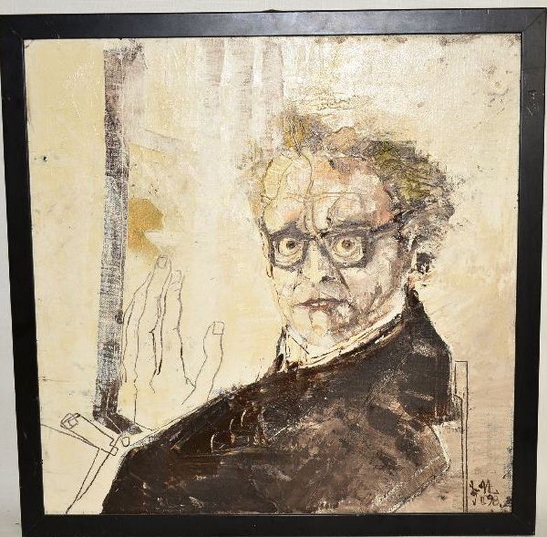 Luigi Nanni: Origineel schilderij 'Alfred Brendel', 1998 kopen? Bied vanaf 150!