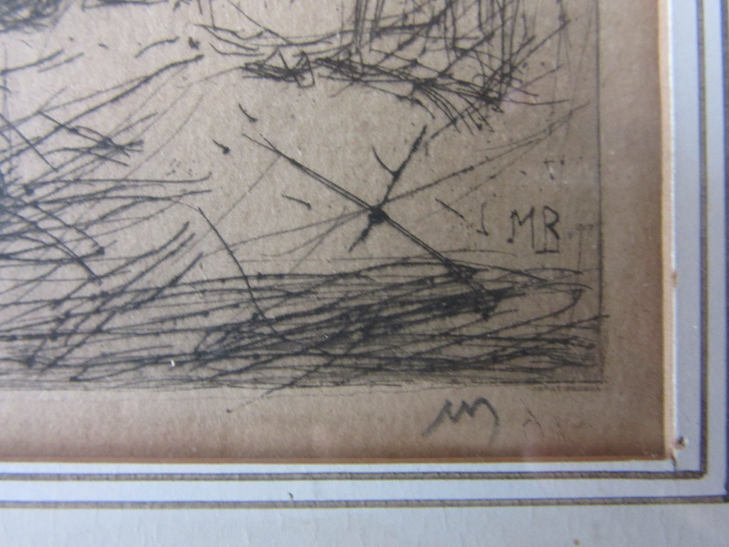 Marius Bauer - Ets - Turkse koopman Damascus, handgesigneerd, No11 en verso kopen? Bied vanaf 175!