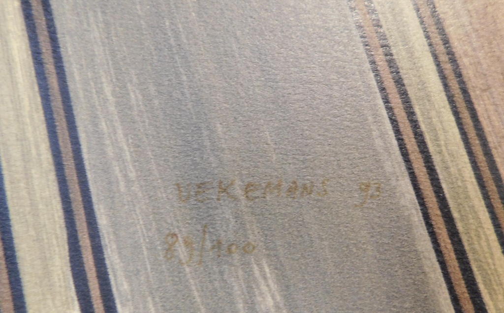 Bruno Vekemans - Kleurenlitho - Le Train kopen? Bied vanaf 125!