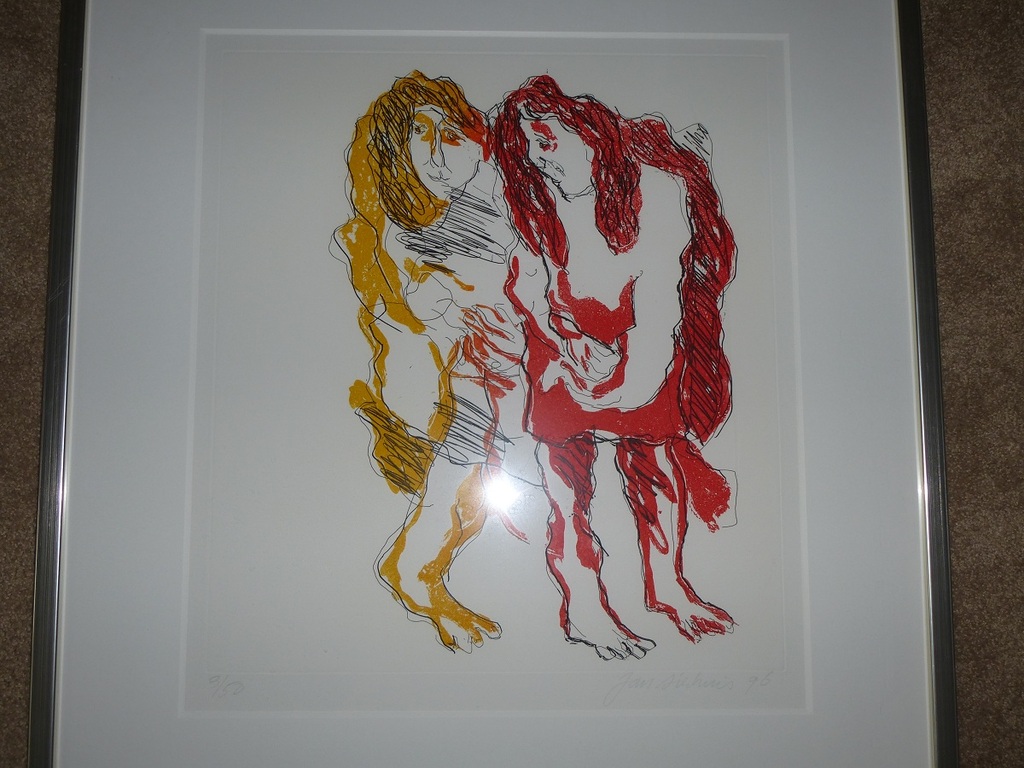 jan sierhuis, grote kleurenets, 1996 verkocht voor € 160!