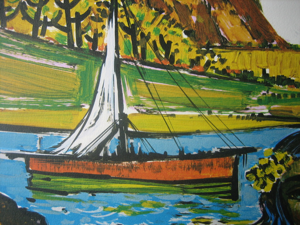 Jorge Dumas - Italian Landscape - Lithografie - Handgesigneerd - oplage 300 ex. kopen? Bied vanaf 1!