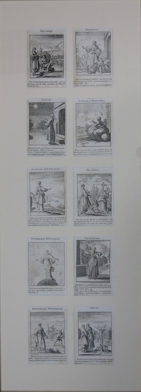Jan Luyken: 10 originele kopergravures, Vonken der liefde Jezus -Ingelijst kopen? Bied vanaf 80!