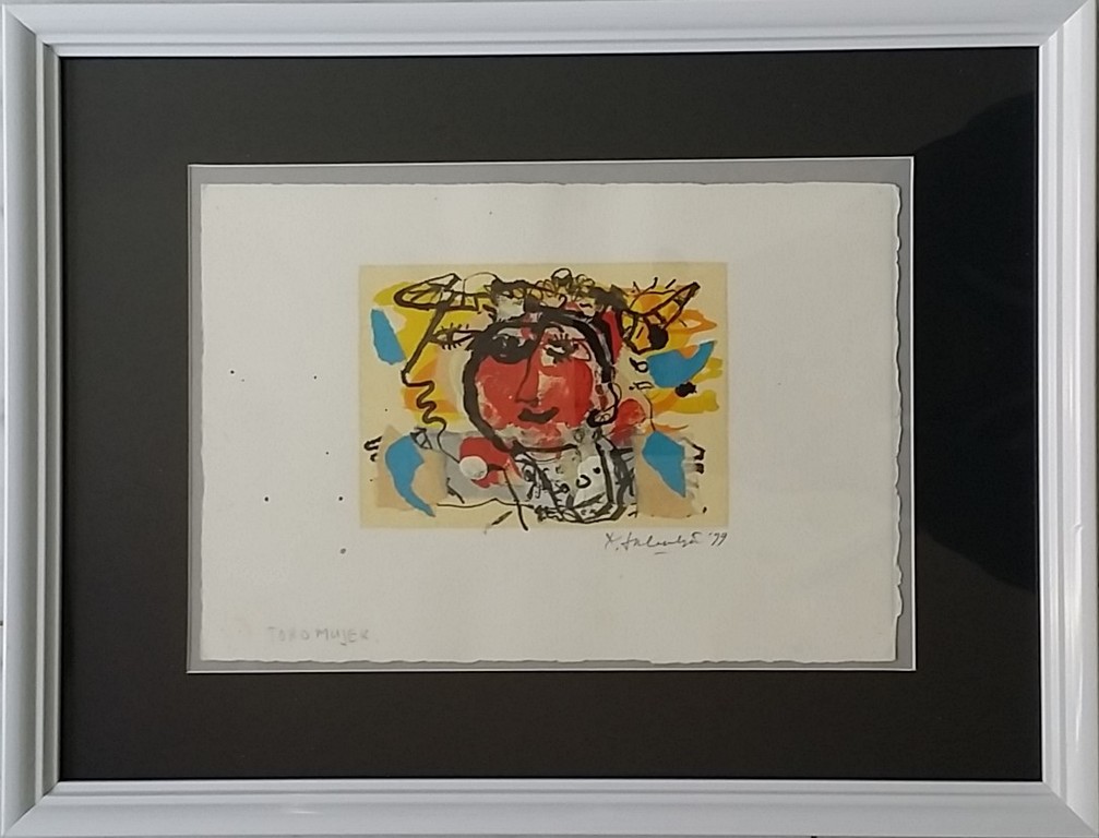 Kees Salentijn - Kees Salentijn -- Gouache - toro Mujer kopen? Bied vanaf 100!