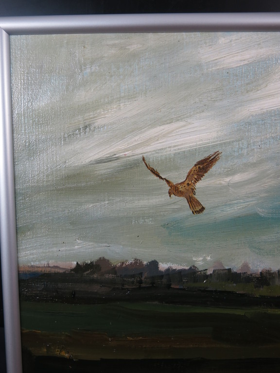 Andre Tigchelaar: Olieverf op Doek, Zonnebloemen - Ingelijst (Groot kopen? Bied vanaf 350!