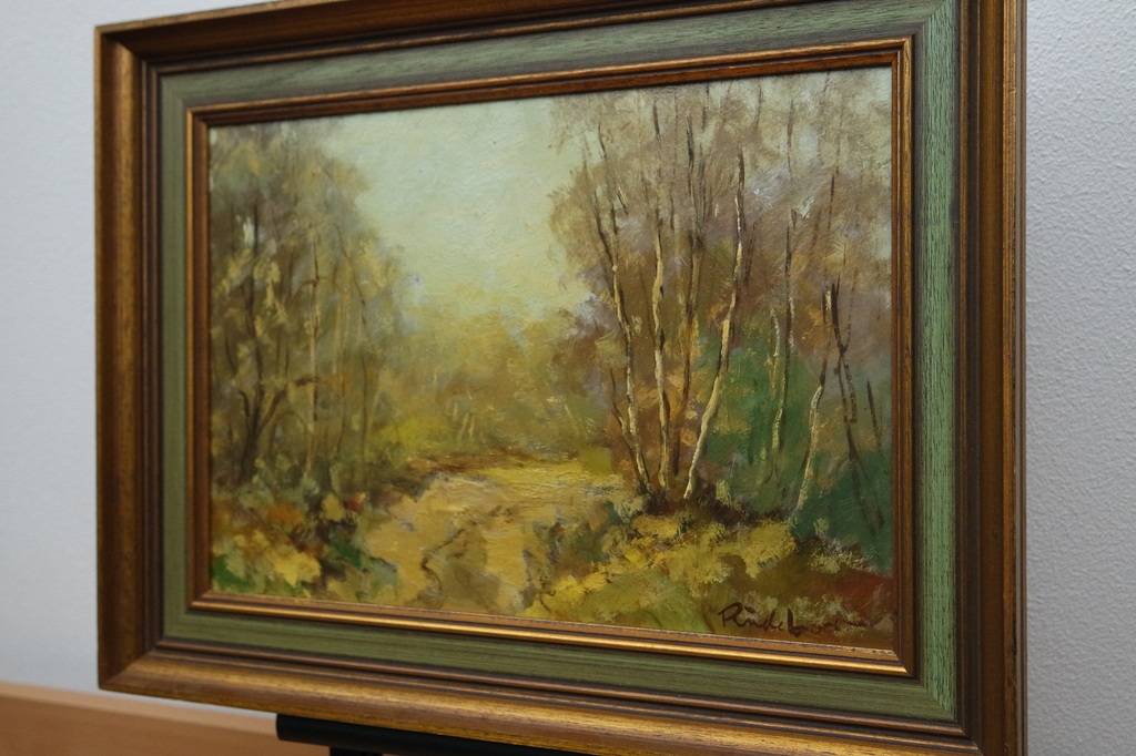 Roel Wildeboer (1902-1989) - olieverf op board - landschap bij Hilversum kopen? Bied vanaf 145!