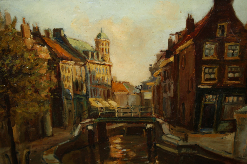 STADSGEZICHT door CORNELIS DE BRUIN verkocht voor € 150!