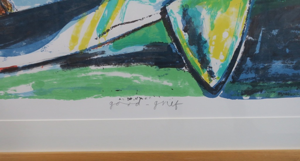 Anton Vrede: Litho, Good-grief - Ingelijst (Groot) kopen? Bied vanaf 50!